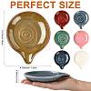 Round Ceramic Utensil Rest PR-FZCA307-02-3
