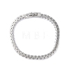 Cubic Zirconia Tennis Bracelet BJEW-L652-24P-02-2