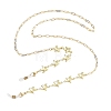 Ocean Series Shell & Starfish & Turtles 304 Stainless Steel Eyeglass Chains AJEW-EH00409-4