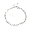 304 Stainless Steel Rolo Chain Bracelets for Women BJEW-Z152-01P-4