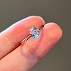 925 Sterling Silver with Cubic Zirconia Finger Rings FS-WGFD4D7-01-3