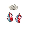 Alloy Enamel Pendants PW-WGBFD81-04-1