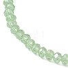 4Pcs Glass and Synthetical Turquoise Beads Stretch Bracelets for Women BJEW-TA00709-5