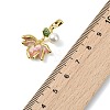 Brass Enamel Pendants PALLOY-JF05281-4