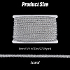 Braided Polyester Lace Ribbons SRIB-DR0001-03B-2
