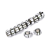 Handmade Lampwork & Brass Core European Beads LAMP-N044-01S-01-2