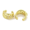 Brass Micro Pave Cubic Zirconia Cuff Earrings EJEW-C104-035G-2