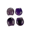 Natural Amethyst Tortoise Shell Figurines Statues for Home Desk Decorations PW-WG89795-03-1