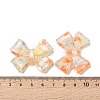 Transparent Printed Acrylic Cabochons OACR-M008-01A-3