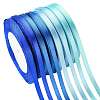 8Rolls 4 Colors Single Face Satin Ribbon OCOR-FS0001-10B-1