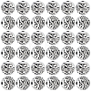 100Pcs Tibetan Style Alloy Beads TIBE-PA0001-07-7