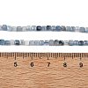Natural Devil Blue Aquamarine Beads Strands G-NH0073-C01-3mm-5