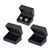 Plastic Cufflinks Gift Boxes CON-WH0089-291-1