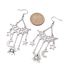 Non-Tarnish 304 Stainless Steel Dangle Earrings EJEW-TA00442-3