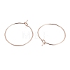 Ion Plating(IP) 316L Surgical Stainless Steel Hoop Earring Findings STAS-G130-03RG-21MM-1
