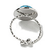 304 Stainless Steel Open Cuff Rings RJEW-C079-11P-4