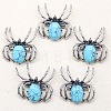 Synthetic Turquoise Pendants PW-WG35787-10-1