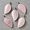 Natural Rose Quartz Pendants GG-CBACB71-05P-21-1