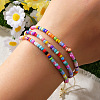 Adjustable Resin Beaded Multi-strand Bracelets for Women FS8749-2