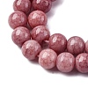 Ombre Effect Dyed Glass Beads Strands GLAA-T031-01O-01-4