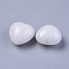 Natural White Jade Heart Love Stone G-F659-B12-2