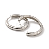 Rack Plating Brass Huggie Hoop Earrings EJEW-K093-01D-3