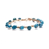 Natural Apatite Braided Beaded Bracelet BJEW-JB07997-07-1