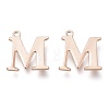 PVD Vacuum Plating  304 Stainless Steel Charms STAS-H112-M-RG-1