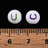 Opaque Acrylic Beads OACR-ZX006-24-3