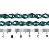 Transparent Electroplate Glass Beads Strands LS-EGLA-N013-T8mm-B24-4