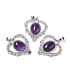 Natural Amethyst Pendants G-I322-04P-03-1