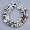 Natural Flower Amazonite Beads Strands G-S354-47-2