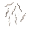 Non-Tarnish 304 Stainless Steel Links Connector Charms STAS-Q323-08P-1