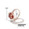 Brass Micro Pave Cubic Zirconia Ring for Women WQ4678-1