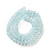 Transparent Baking Paint Glass Beads X1-DGLA-A034-T6mm-D06-2