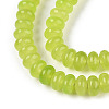 Dyed Natural White Jade Beads Strands G-T139-59A-12-3