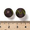 Handmade Frosted Lampwork Beads LAMP-C016-04C-06-4