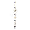 Glass Hanging Suncatchers HJEW-JM04582-2