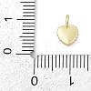 Brass Micro Pave Clear Cubic Zirconia Charms KK-G522-52G-3