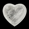 Natural Quartz Crystal Heart Bowl DJEW-C010-02-4
