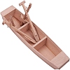 Unfinished Wooden Boat DIY-WH0051-73-1