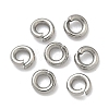 Tarnish Resistant 304 Stainless Steel Open Jump Rings X-STAS-E067-07-4mm-1