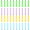 40Pcs 4 Colors Alloy Cord End FIND-GF0008-47B-1