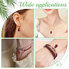 24Pcs Transparent Resin Pendants RESI-ME0001-20A-5