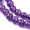 Natural Amethyst Beads Strands X-G-G099-4mm-2-3