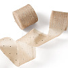 2Rolls Polyester Hot-fix Rhinestone Raw Edges Ribbon OCOR-TA0003-95G-2