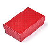 Rhombus Textured Cardboard Jewelry Boxes CBOX-T006-02D-3