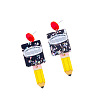 Acrylic Stud Dangle Earrings for Women WGDBD11-01-2