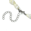 Natural Shell Beaded Necklaces for Women NJEW-JN05030-6