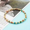 Natural Mixed Gemstone Stretch Beaded Bracelets BJEW-JB06244-4